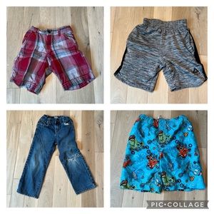 Bundle of boys 4T shorts & jeans
